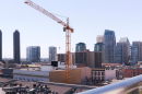 An aerial view of buildings in Downtown San Diego. Oct. 2, 2020.