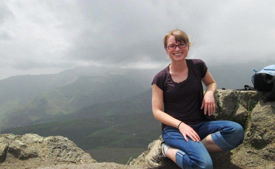 Dionna Fry hits high altitude on an Ethiopian hike.