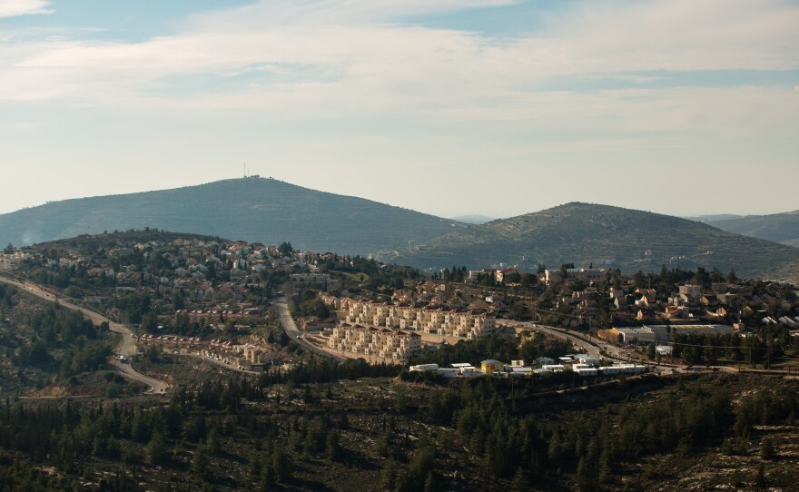 Some residents of the Israeli settlement Eli, shown here in 2016, have been renting out properties there using Airbnb.