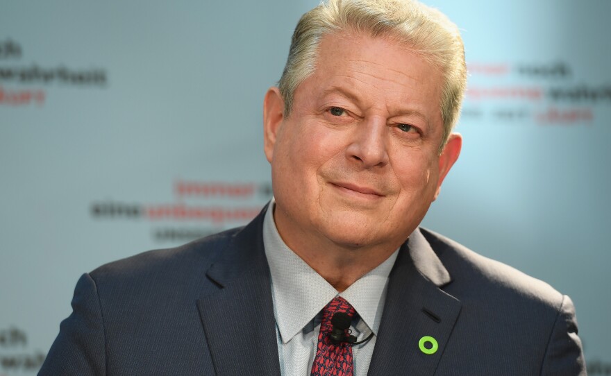 Former Vice President Al Gore attends a press conference for <em>An Inconvenient Sequel: Truth to Power</em> at Hotel Adlon on Aug. 8, 2017, in Berlin, Germany.