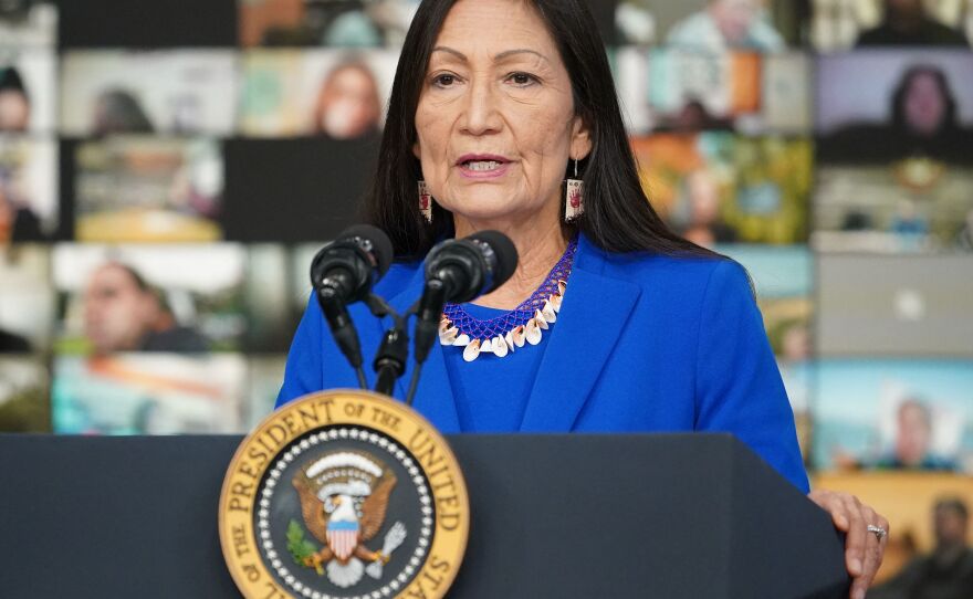 "Our nation's lands and waters should be places to celebrate the outdoors and our shared cultural heritage — not to perpetuate the legacies of oppression,"<strong> </strong>Secretary of the Interior Deb Haaland said as she ordered the word "squaw" to be removed from federal place names.