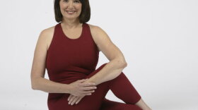Peggy Cappy demonstrates the right exercises and yoga poses to protect the back and improve posture.