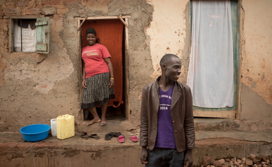 Brian Mugabi first came to the Katwe Chess Academy to get free food — and became a player. Then he brought his sister, Phiona, who's gone on to become a national champ.