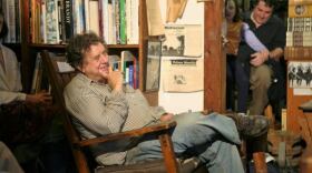 Writer Steve Kowit enjoys a poetry reading in this 2008 photo.