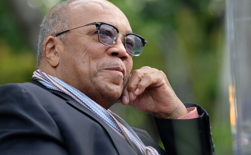 Quincy Jones pictured in Beverly Hills in 2017.