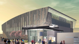 Pictured is a rendering of a 1,400-seat arena that will open at Cal State San Marcos in 2016. 