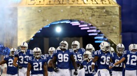 In their first game as Super Bowl champions, the  Indianapolis Colts hosted the New Orleans Saints to start the 2007 season in the RCA Dome in Indianapolis. <a href="http://scores.espn.go.com/nfl/recap?gameId=270906011">The Colts won, 41-10</a>.