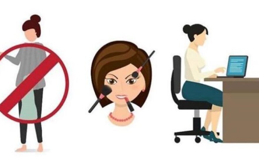 In this online poster, now removed, Malaysia's Ministry for Women, Family and Community Development advised women working at home to wear makeup and office clothes so as not to offend their husbands.