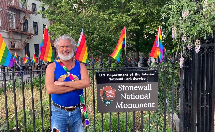 Steven Love Menendez describes the Stonewall National Monument as "sacred ground." His uncle brought him to the site of the historical riots during Menendez's first trip to the city at age 18.