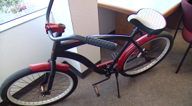 Pictured is a refurbished bike that was given to a former inmate on Feb. 2, 2015. 