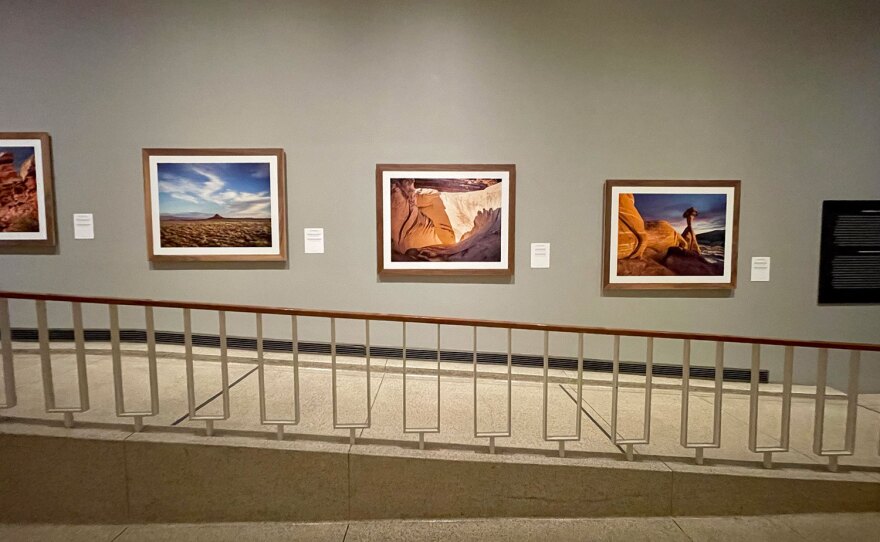 A portion of John Raymond Mireles' exhibition, "Disestablishment," on view at the San Diego Museum of Art's free gallery near Panama 66 through January 30, 2022.