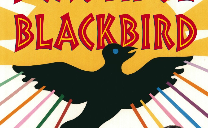 <em>Beautiful Blackbird</em> by Ashley Bryan, published in 2003.