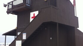 The California Coastal Commission approved plans Wednesday to replace this old 30-foot wooden lifeguard structure at So. Mission Beach in San Diego.
