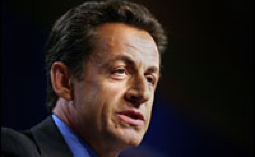 Newly elected French President Nicolas Sarkozy.