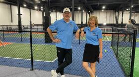 Will and Denise Richards are the owners of Dill Dinkers, an indoor pickleball court chain.
