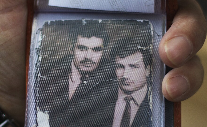Ali, who lived in Turkey until age 40, is shown here on the left at age 25.