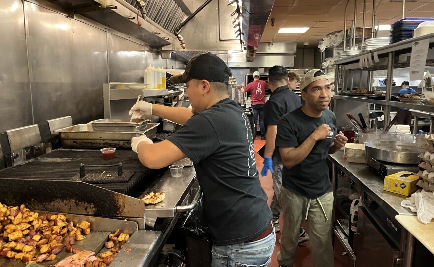 The Roundabout Diner in Portsmouth, N.H., has been a popular place for presidential candidates to stop by to share a meal with potential voters.