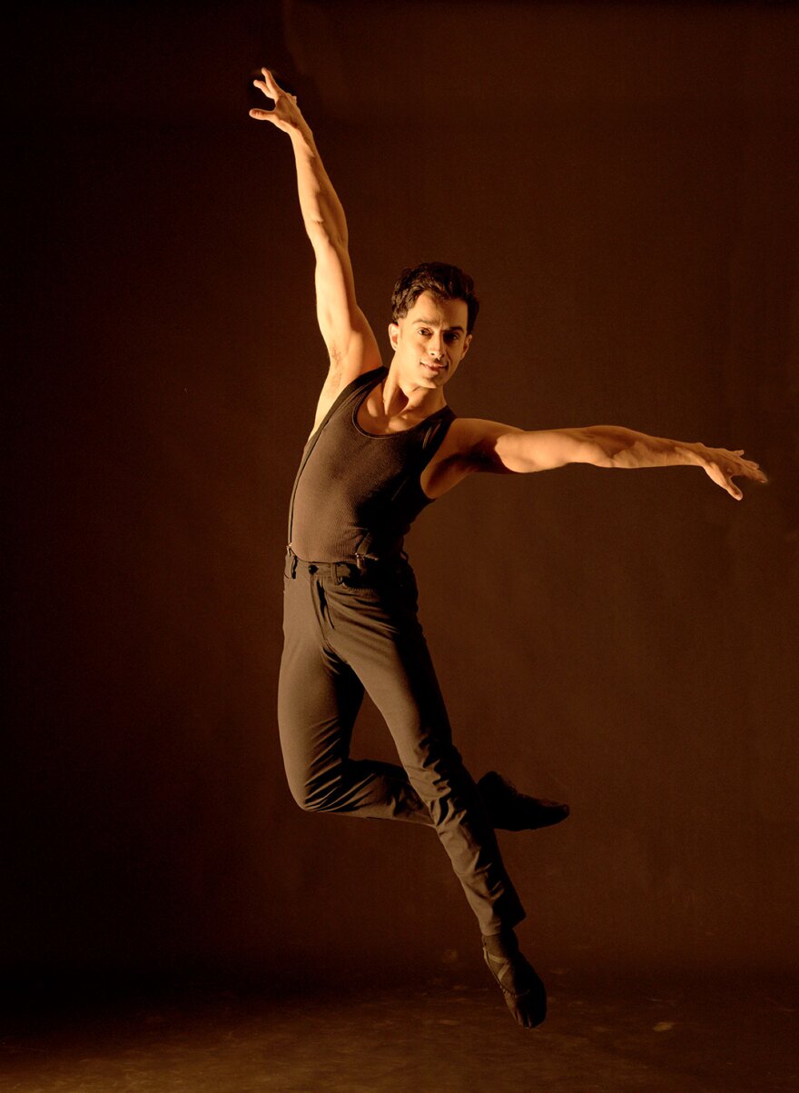 City Ballet dancer Lucas Ataide is shown in Geoff Gonzalez's "Summer Wind," which premieres July 19-20, 2024.