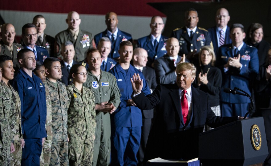 President Donald Trump signed the National Defense Authorization Act on Friday, notably creating the new Space Force.