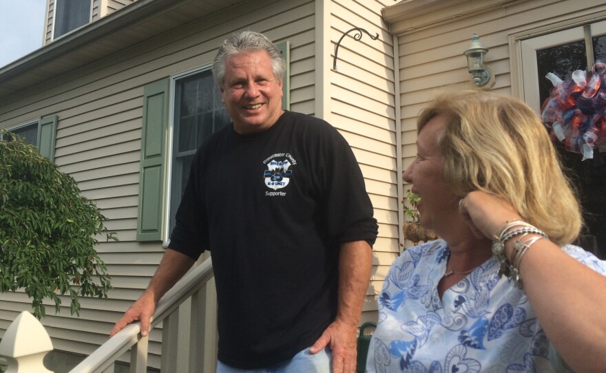 Michael and Maureen McCabe's neighborhood is full of zombie houses, including the one next door. "We don't know what's going to happen," Michael McCabe says.