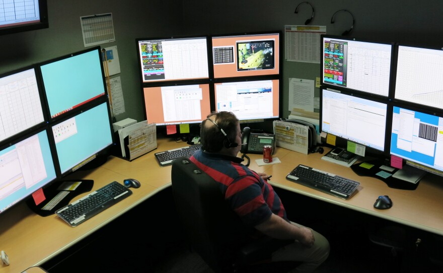 Luis Hartenstein works as a monitor in Shell's Real-Time Operations Center (RTOC) in an office building in downtown New Orleans. The RTOC monitors and analyzes data from Olympus 24 hours a day, seven days a week.