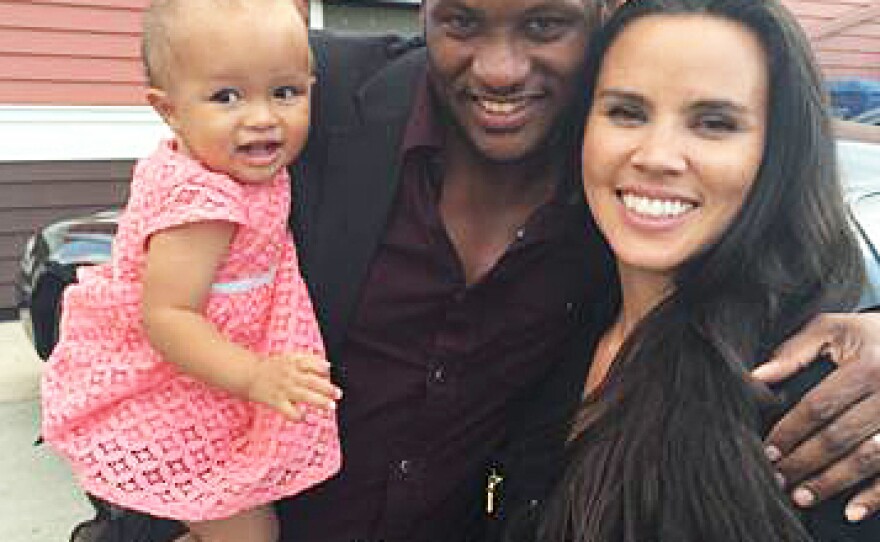 American Ky Adderley (center) with his wife, Shanna Farrar Adderley, and their daughter, Gisela Sky, live in Brazil. He says being an educated black man feels like a subversive act in Brazil. "All the blacks that I see are in service jobs, and the darker you are, the less you are seen," he says. "Your job is maybe back in the kitchen and not out waiting a table."