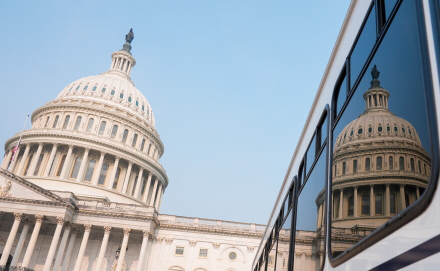 The U.S Capitol is seen on July 17, 2026.