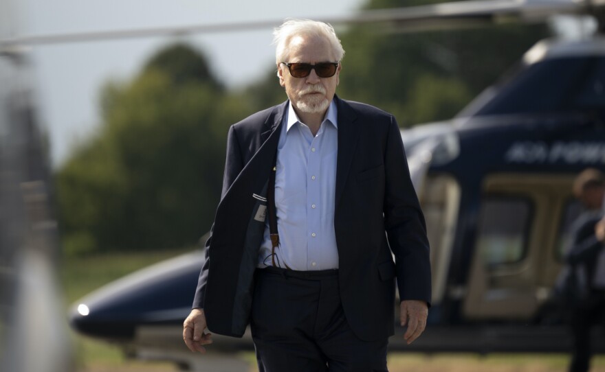 Jesse Armstrong doesn't think anyone would have been interested in the story of the Roy family if they'd run a wallpaper factory. "It's because of their influence through the media that they were fascinating to me," he says. Above, Brian Cox as media mogul Logan Roy.