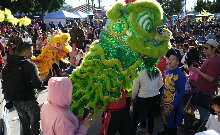 A previous Little Saigon San Diego Lunar New Year festival is shown in an undated photo.