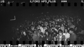 A crowd awaits Mother Falcon's first official show at The Parish, a local venue, on Tuesday, March 12.