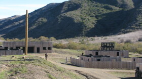 A simulated village on Camp Pendleton is the site of roleplay exercises with Afghan role players. The exercises are used to train Marines in cultural challenges they'll face in Afghanistan.