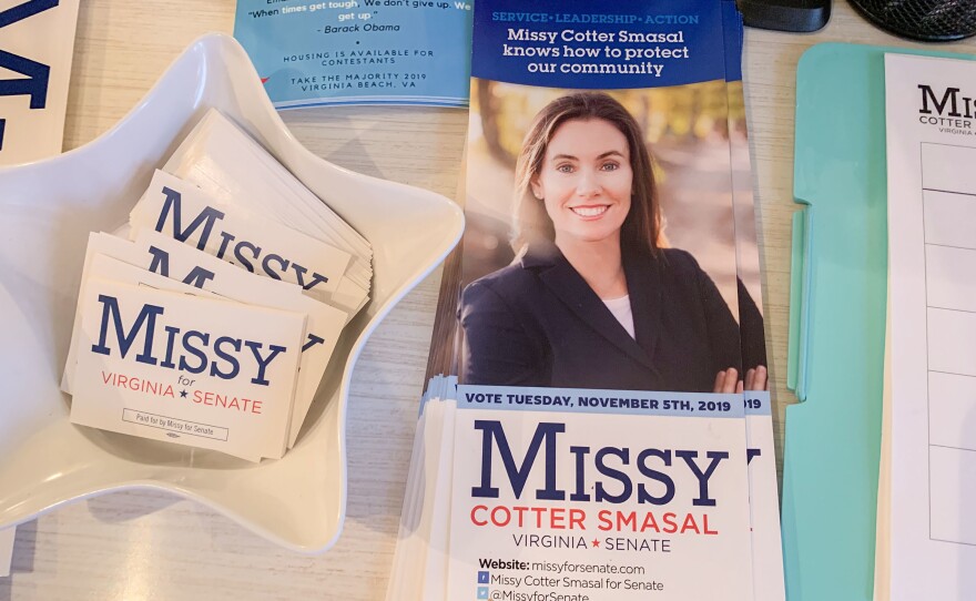 Democrat Missy Cotter Smasal's campaign has gotten a boost from the flow of money into the state from gun-control groups.