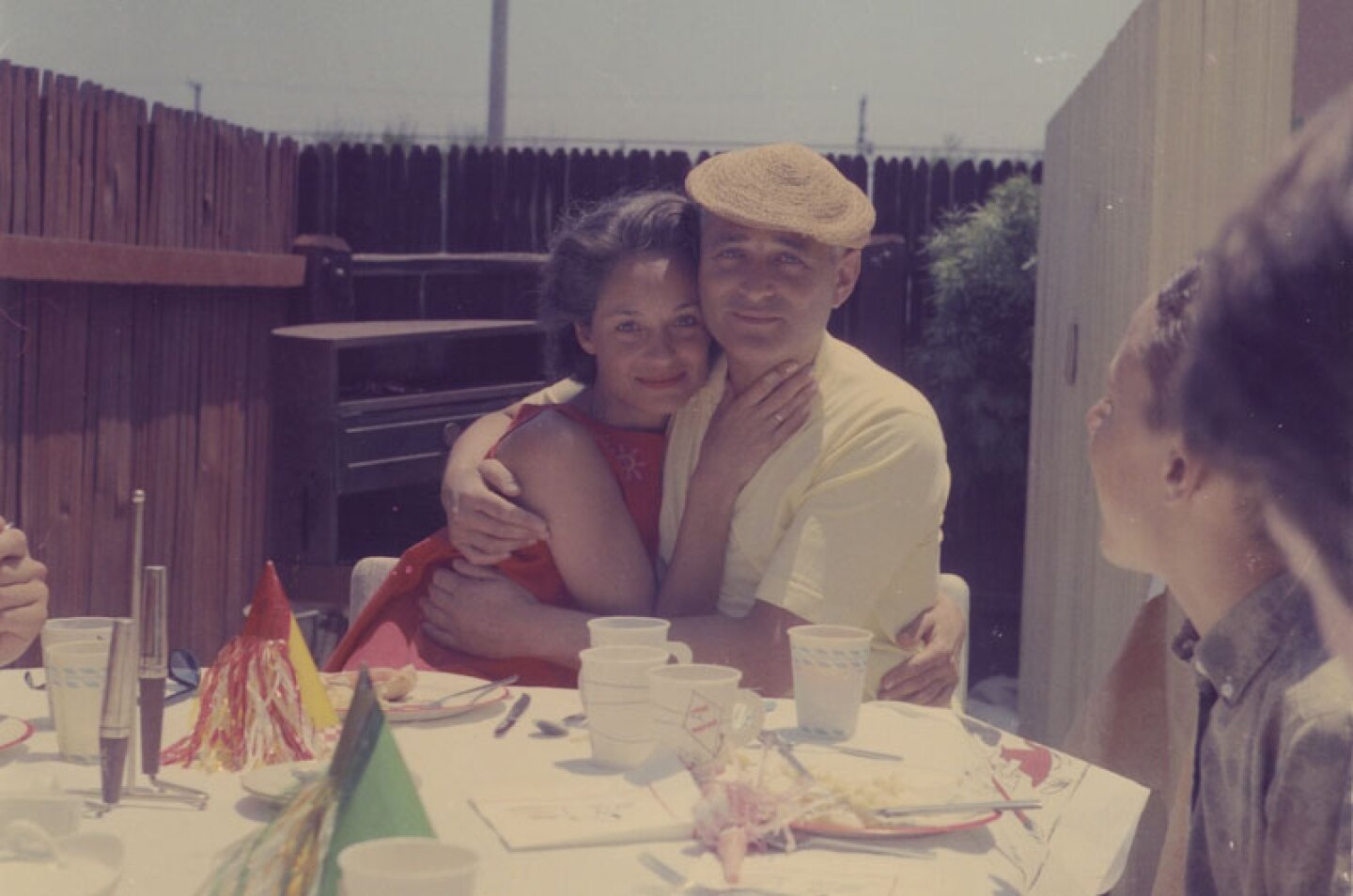 Frances Lear and Norman Lear.