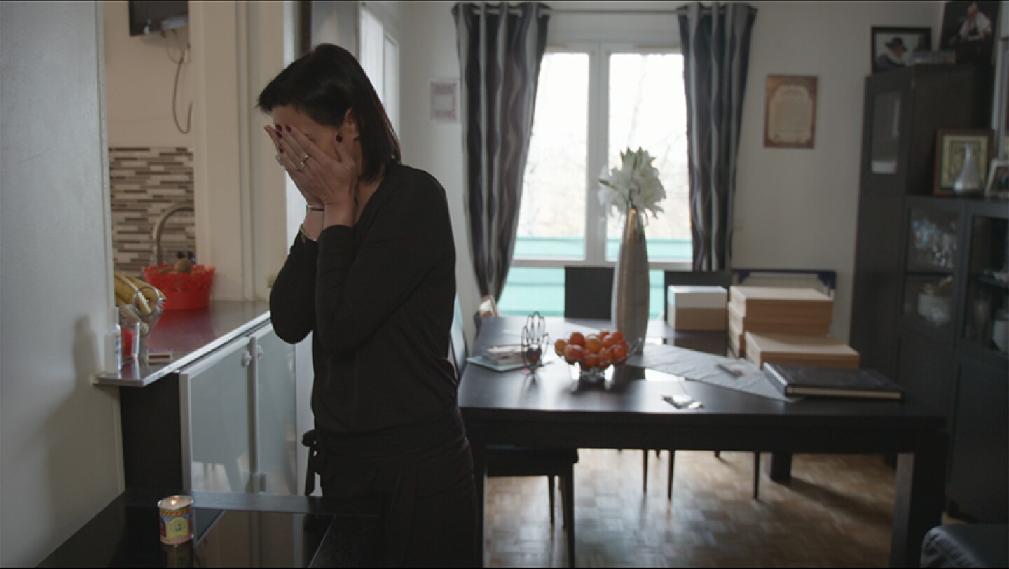 Valerie Braham, widow of Phillipe Braham, killed at the HyperCacher shooting, Paris.
