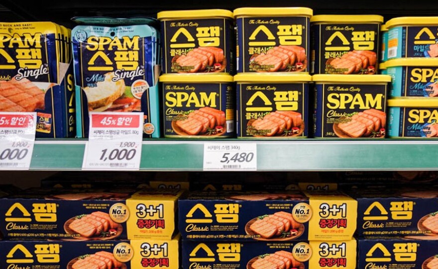 Spam is a staple in South Korea's supermarkets.