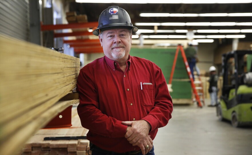 "There's a huge demand," says Tony Chaffin, who leads the construction program at Texas State Technical College.