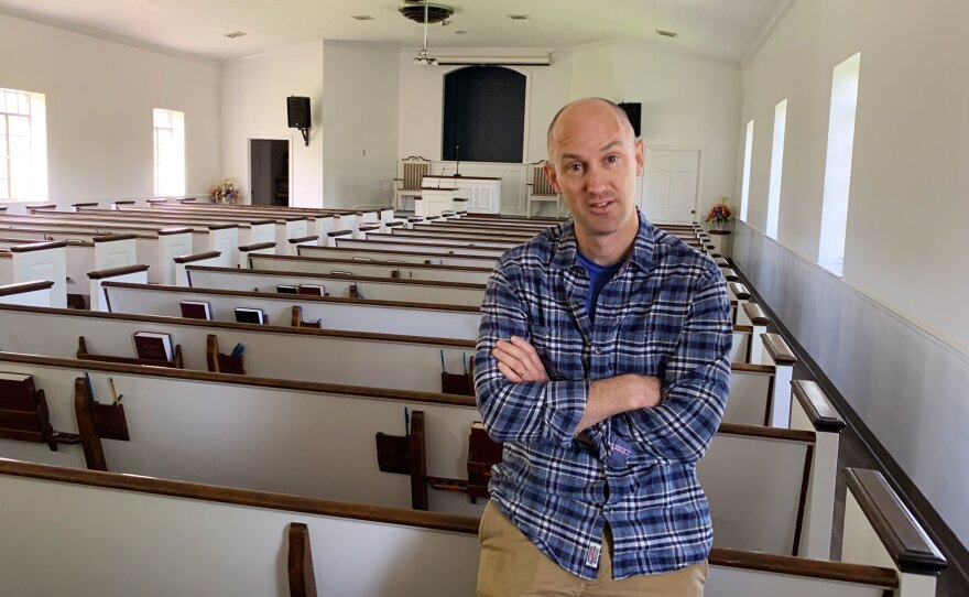 Pastor J.P. Conway leads the Acklen Avenue Church of Christ in Nashville. When members started telling him they got vaccinated, he began keeping track. Now, he says 99% have been immunized.