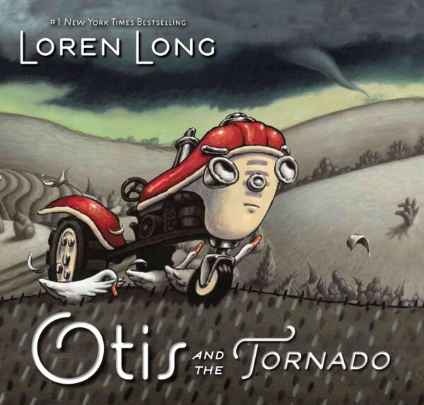The front cover of "Otis and the Tornado" by Loren Long is shown in this undated photo.