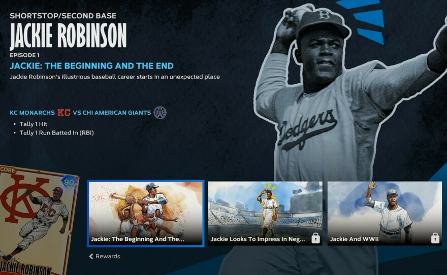 Storylines mode explores key moments in the life of Jackie Robinson.