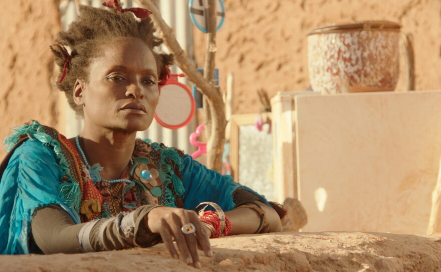 Kettly Noel plays an eccentric woman in <em>Timbuktu</em>.