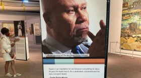 William Tayari Howard is pictured at a recent museum exhibition in this undated photo. 