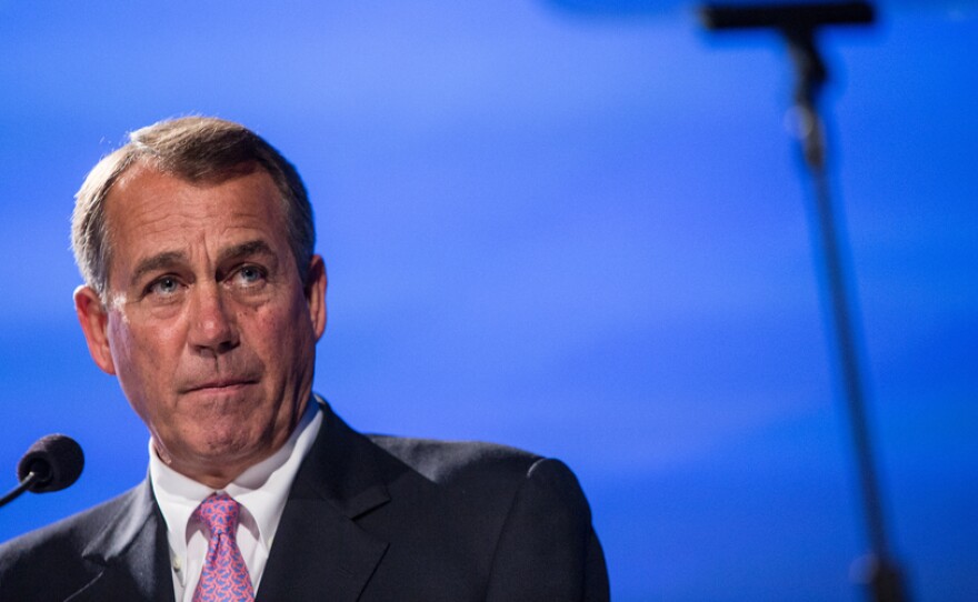 House Speaker John Boehner, R-Ohio, speaks at the 2012 Fiscal Summit held by the Peter G. Peterson Foundation on May 15 in Washington, D.C.