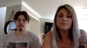 Nikki Stephens and her son Noah talk about what it's like to take care of Noah's father, John, a former Marine. 