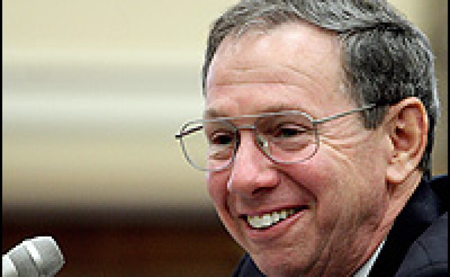NASA administrator Michael Griffin testifies before a House committee in March.