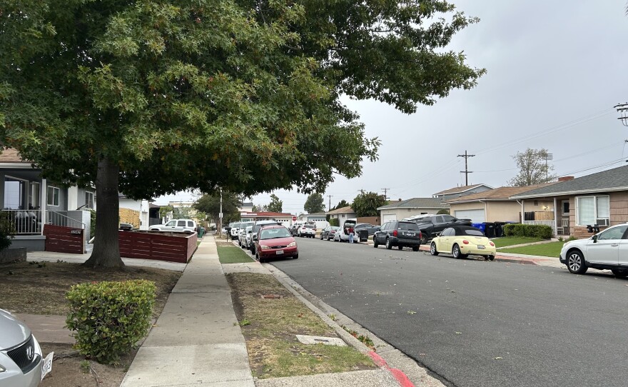A neighborhood in the College Area where apartment buildings are illegal