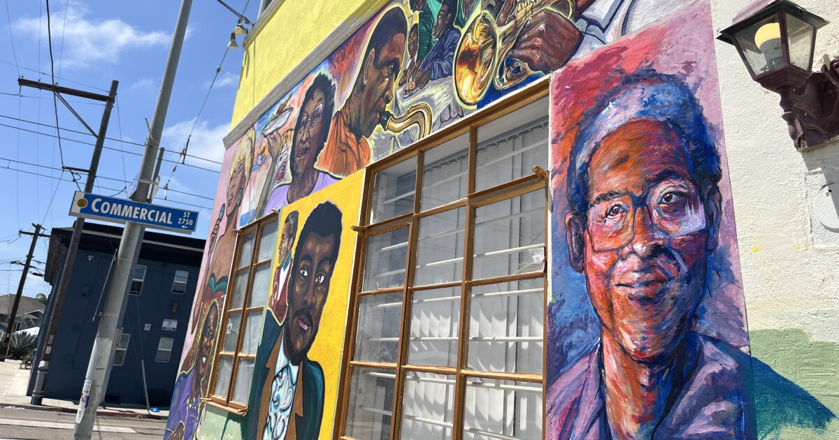 New Logan Heights Elks Lodge murals depict African American, Chicano music icons and community leaders