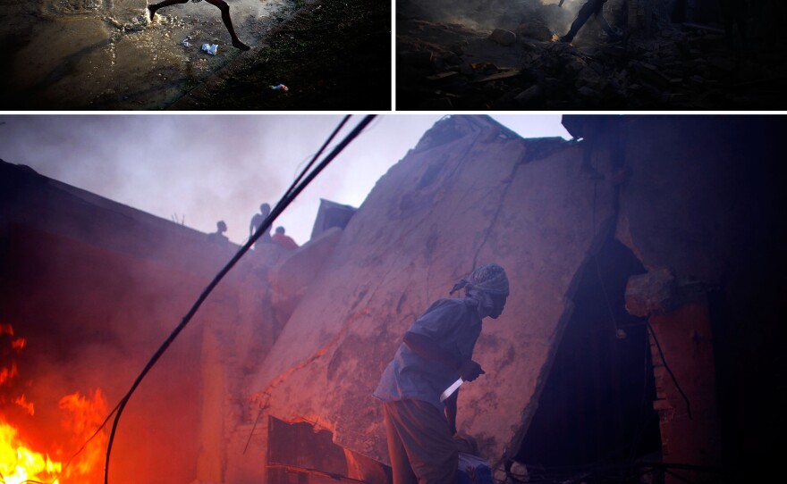 From the story "Images Of Haiti Days After The Earthquake, And Now," 2011.
