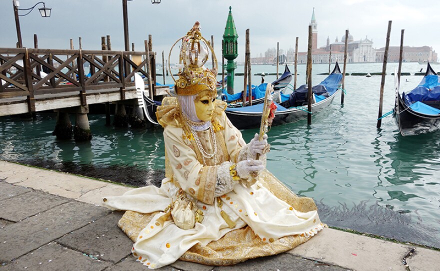 Carnival costume in Venice, Italy.