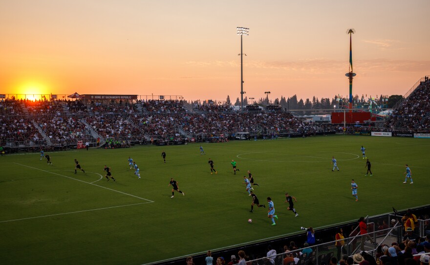 A sellout crowd enjoyed the Sporting Kansas City and Sacramento Republic FC U.S. Open semifinal game.