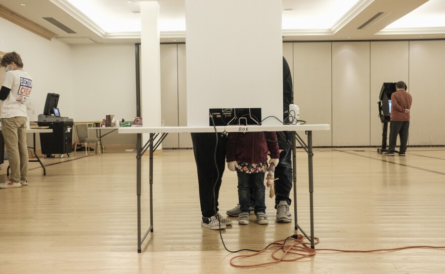 Voters cast their ballots on Election Day in Columbus, Ohio on Nov. 3, 2020. Several Democratic state lawmakers have proposed bills to make Election Day a holiday. Republican lawmakers are proposing similar legislation, some influenced by prominent election deniers.